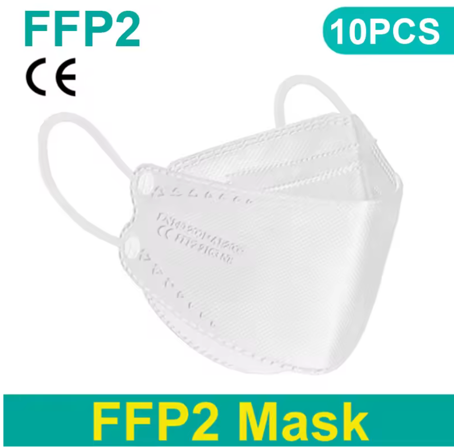 Fpp2 Ce Beschermende Maske Anti Stofmasker Mond Mascarillas 4 Lagen Maskffp2 Gezichtsmasker KN95 Gezichtsmaskers Filter Masker Respirator